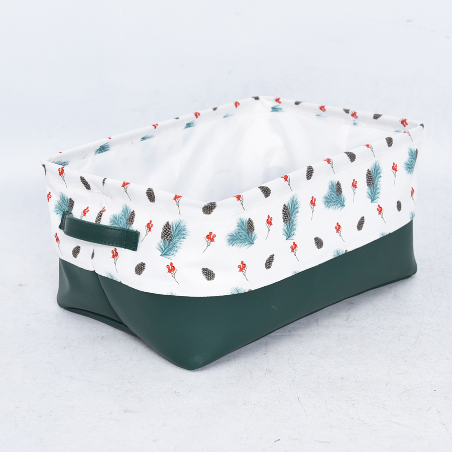 Foldable fabric storage cube