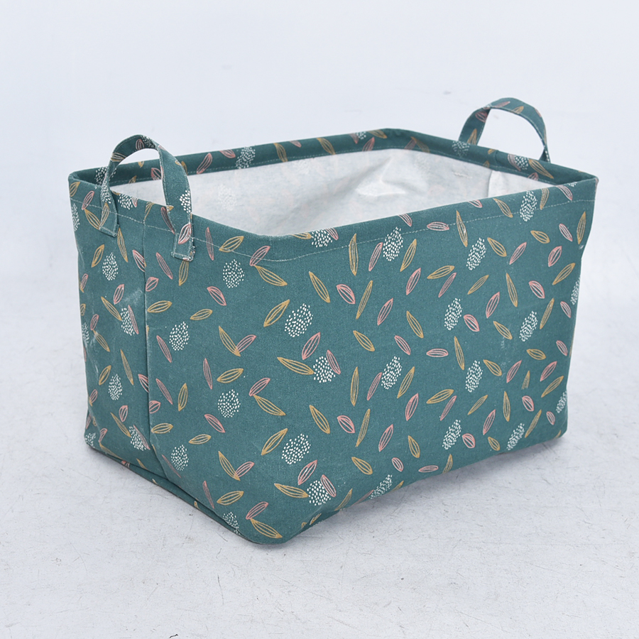 Foldable fabric storage cube