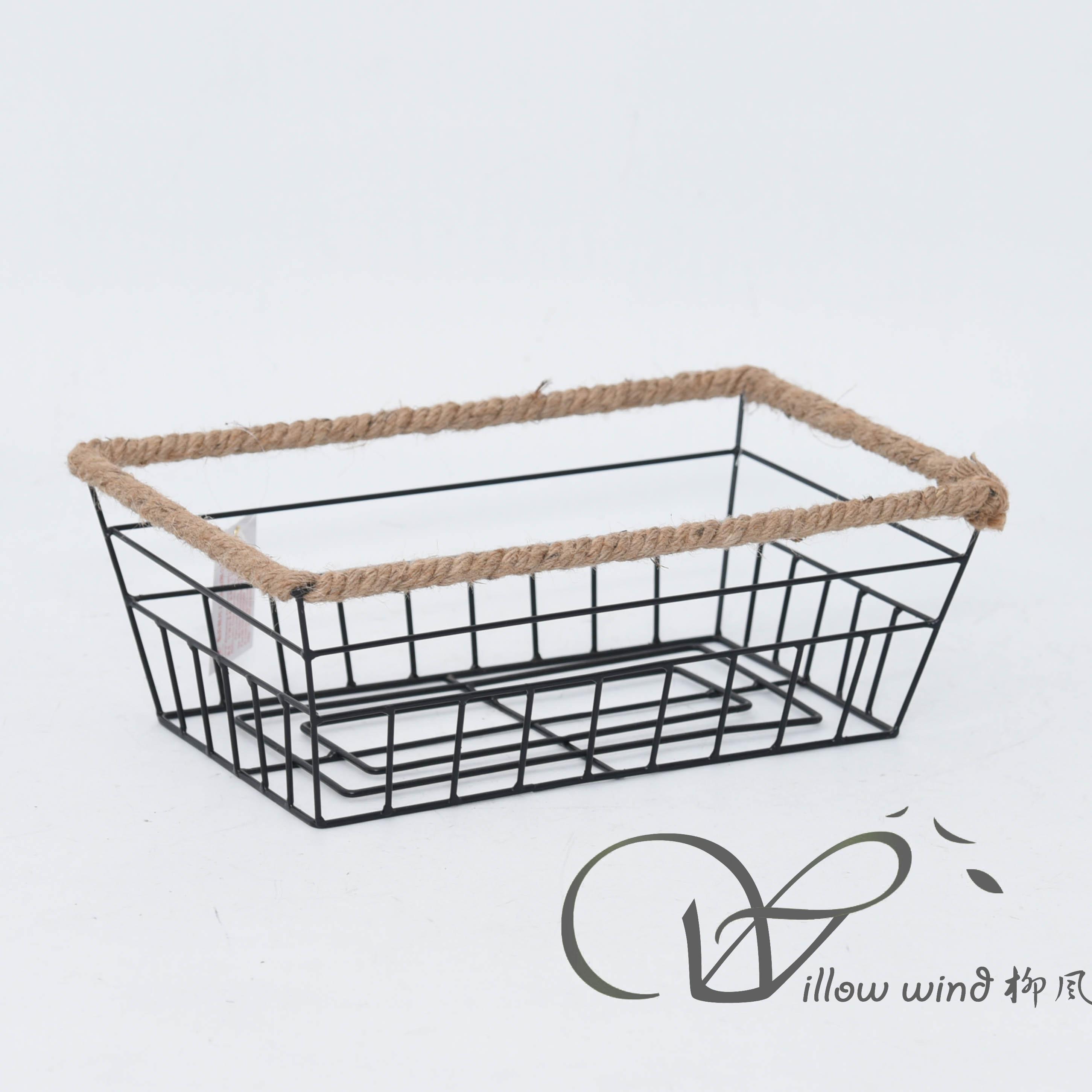 metal basket storage basket wire basket fruit basket table basket