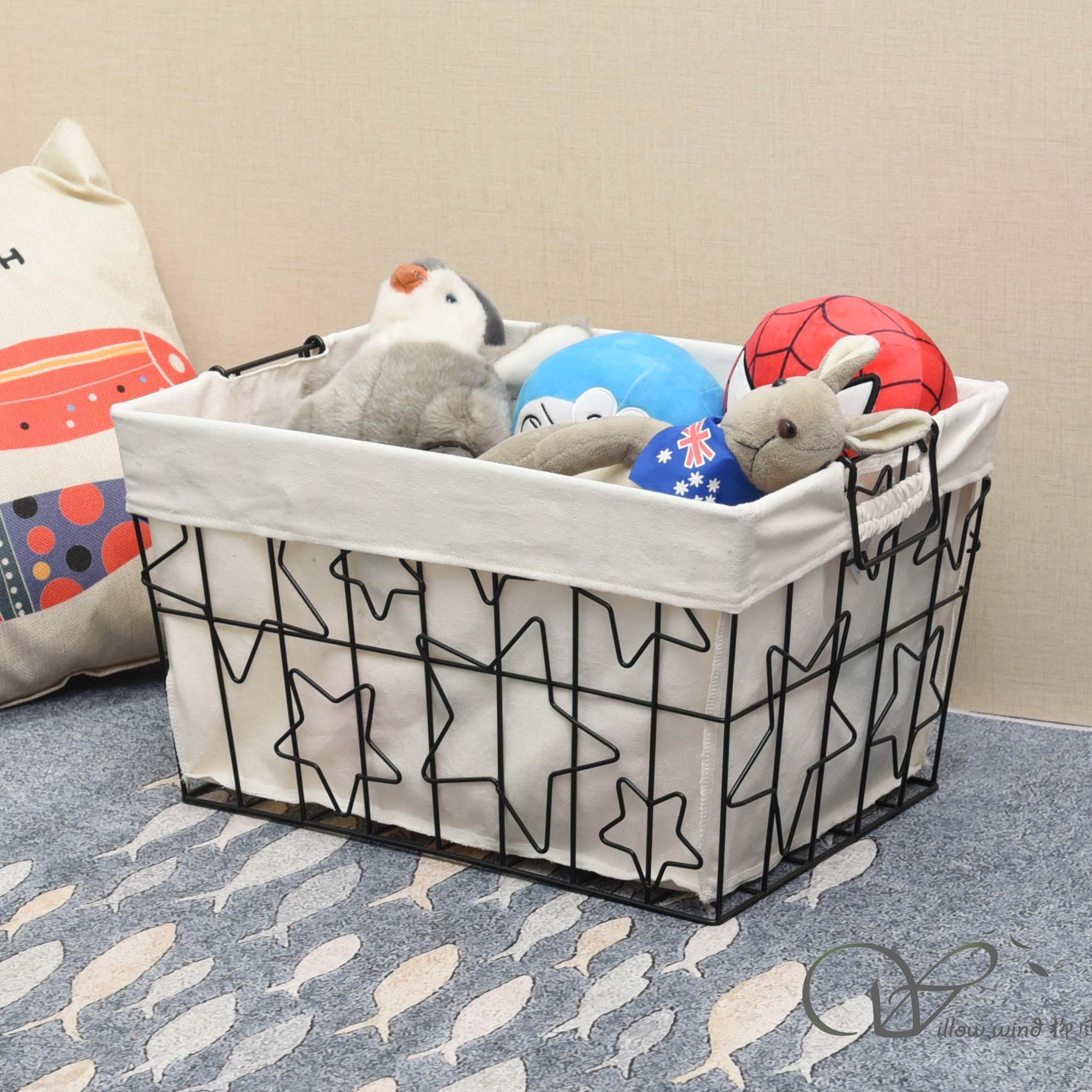 metal basket storage basket wire basket toys