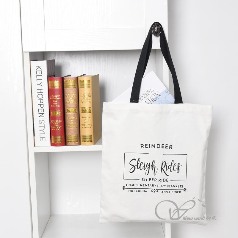 organic cotton bag Grocery Bag shopping tote bag carry bag cotton bag handbag canvas bag promotion b