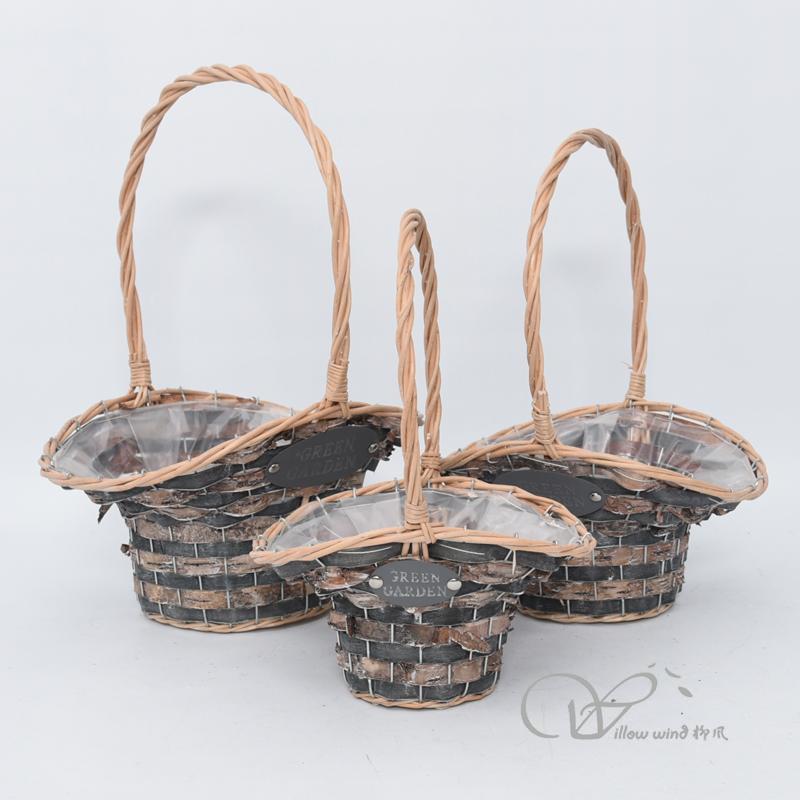 willow baskets garden baskets plant baskets outdoor plant baskets indoor plant baskets hanging baske