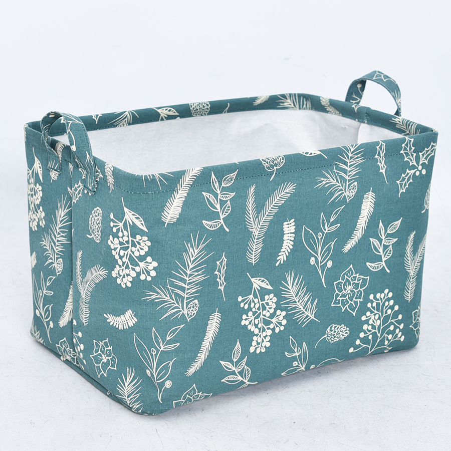 Foldable fabric storage cube