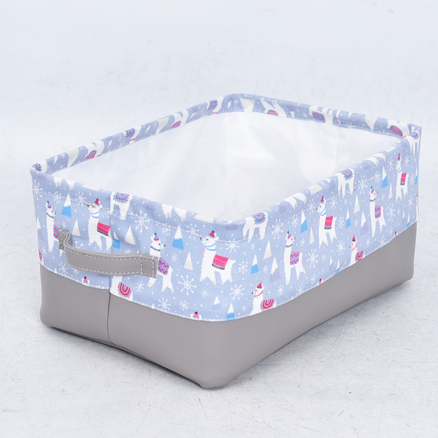 Foldable fabric storage cube