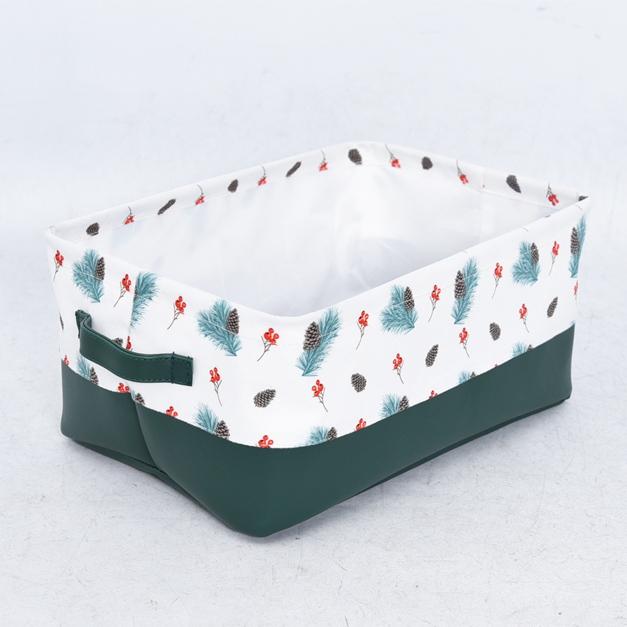 Foldable fabric storage cube