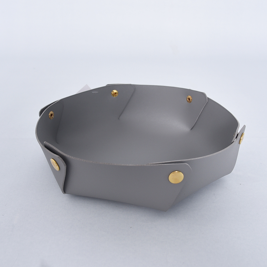 PU foldable storage basket