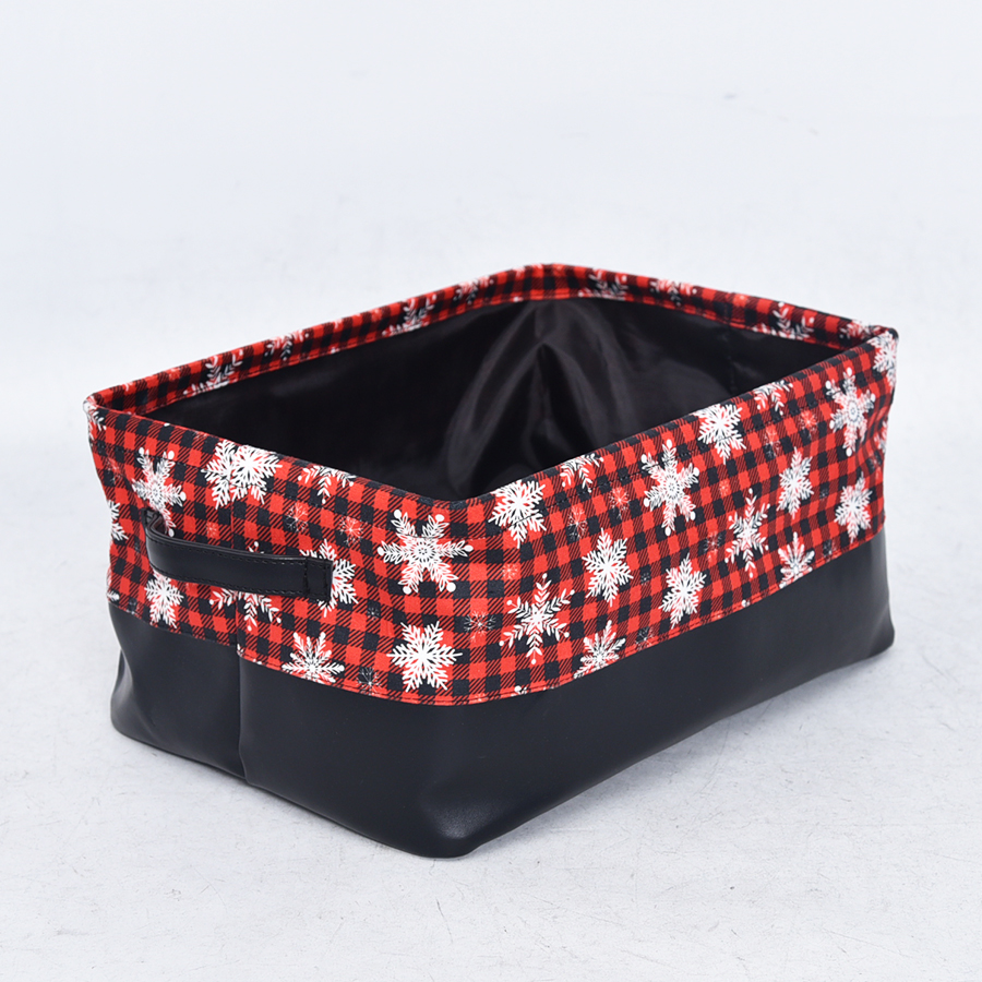 Foldable fabric storage cube