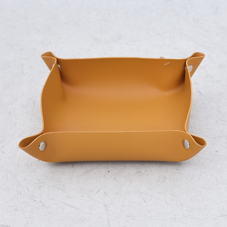 PU foldable storage bin