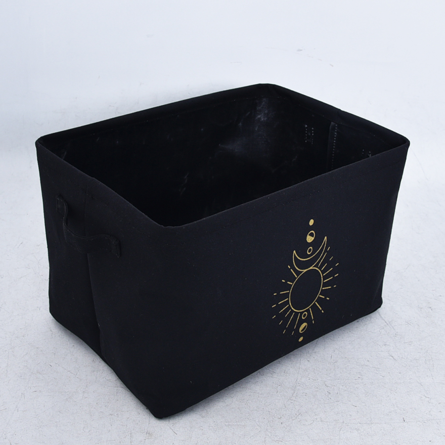 Foldable fabric storage cube