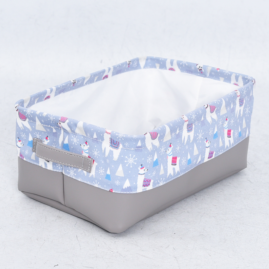 Foldable fabric storage cube