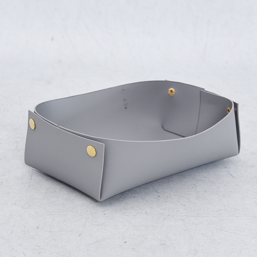 PU foldable storage basket