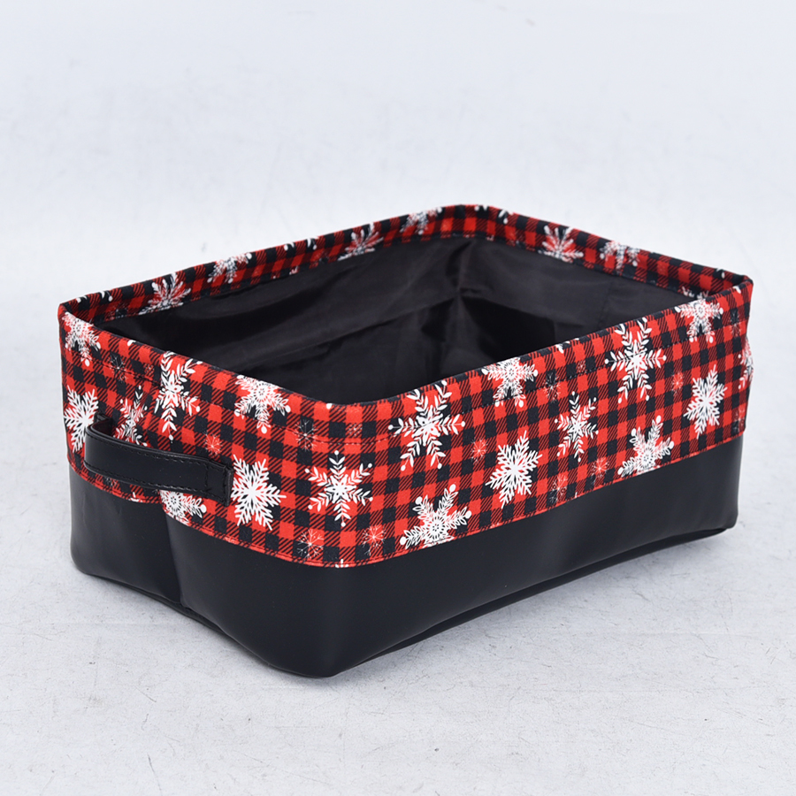 Foldable fabric storage cube