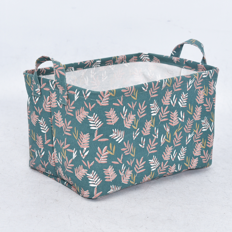 Foldable fabric storage cube