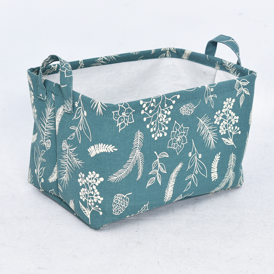 Foldable fabric storage cube