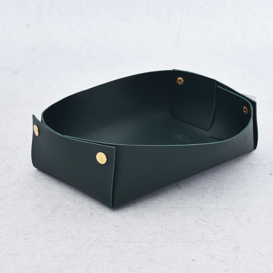 PU foldable storage basket