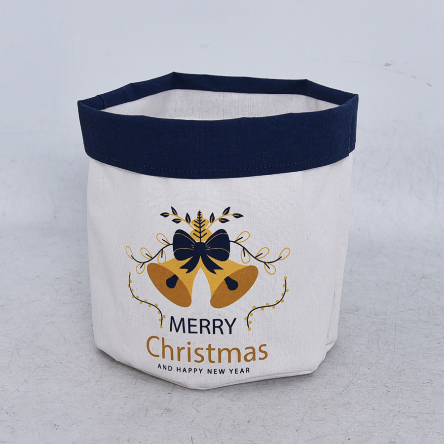 Foldable fabric storage bin