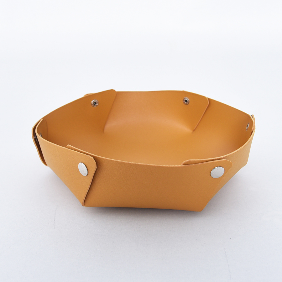 PU foldable storage bin