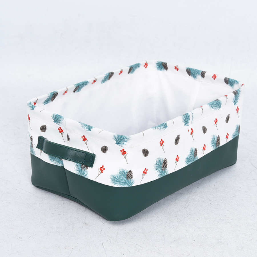 Foldable fabric storage cube