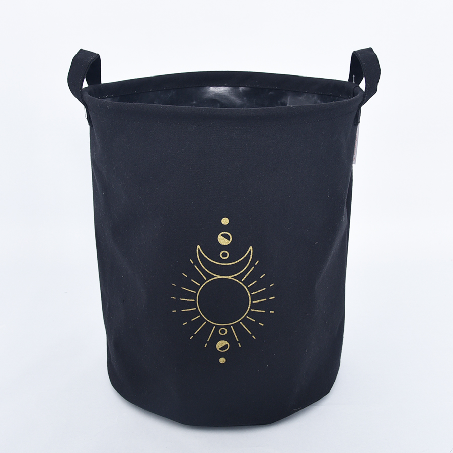 Foldable fabric storage bin hamper